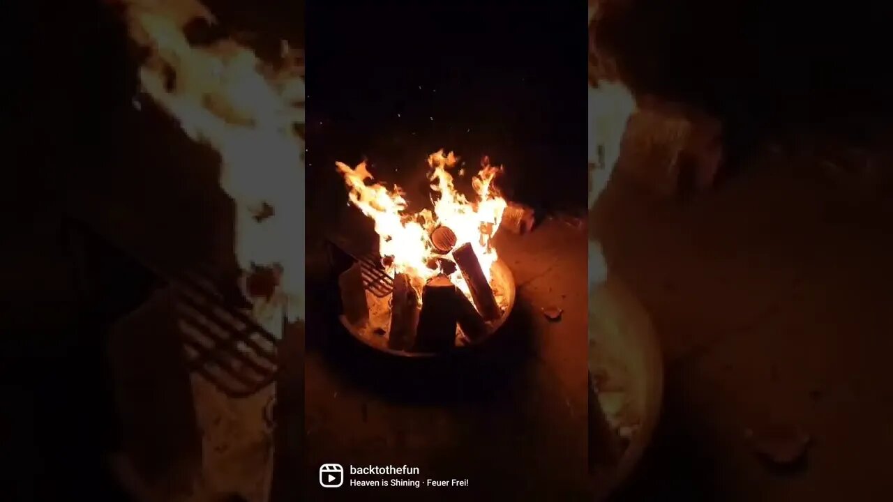 Campfire 🔥 📛 👨🚒 🚒 #camping #backtothefun #shorts #fire #flame #viral #viralshorts