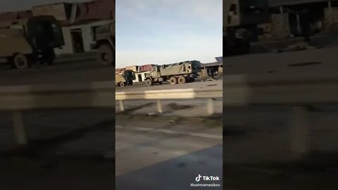 Ukraine War - Kherson, destroyed Ukraine column