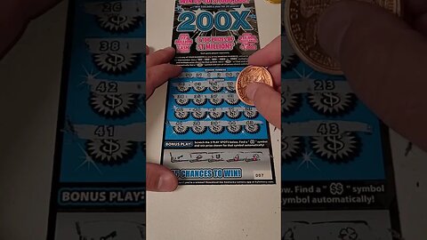 HUGE 50X Lottery Ticket Symbol HIT! #lottery