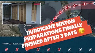 Hurricane Milton - Preparation Finished on Our Home in Tampa Bay