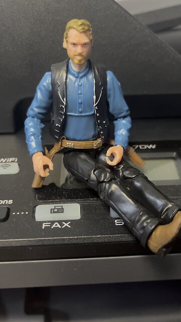 The first fax was sent on this date