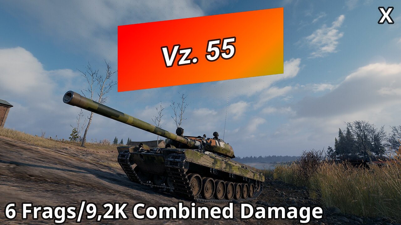 Vz. 55 (6 Frags/9,2K Combined Damage) | World of Tanks