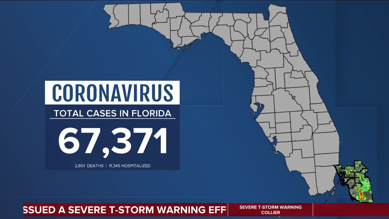 Latest look at coronavirus cases in our area