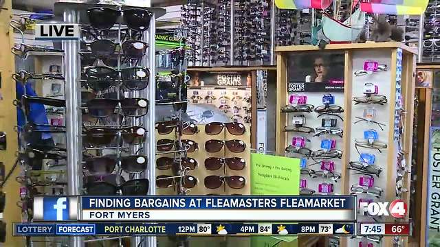 Finding the best bargains at Fleamasters Fleamarket - 7:30 live report