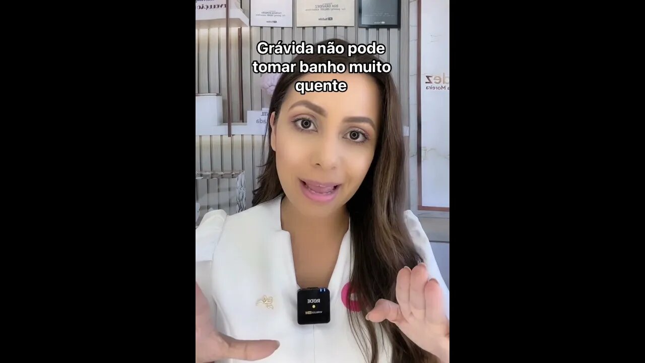 Grávida não pode tomar banho quente