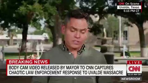 CNN live video on Uvalde new body cam video