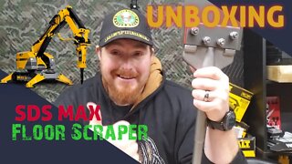 ANBULL SDS MAX Floor Scraper unboxing