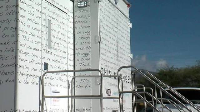 First-of-Kind "Hunger" Mobile Exhibit Pops Up in Tucson