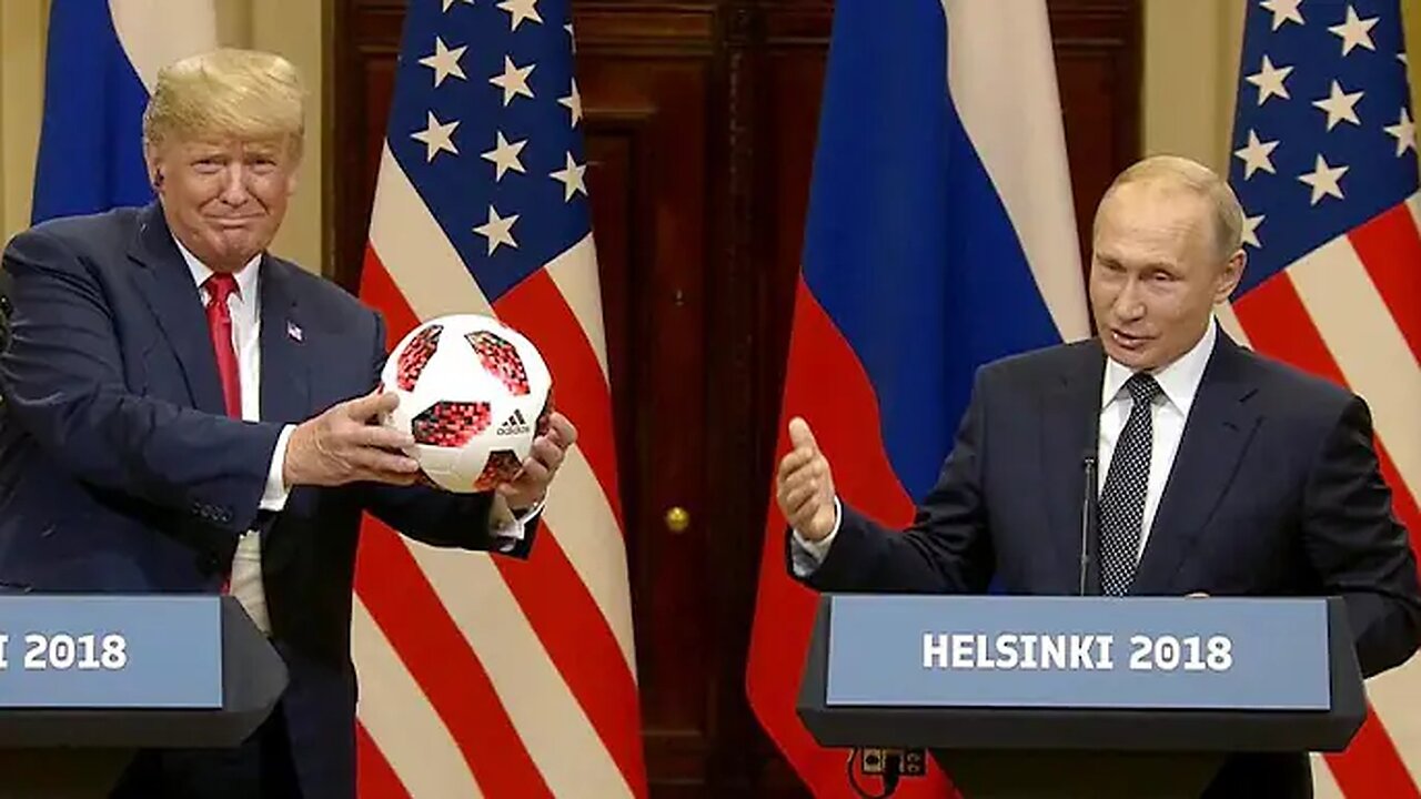 Soccer Ball Given to Trump by Vladimir Putin Has Electronic Chip Inside