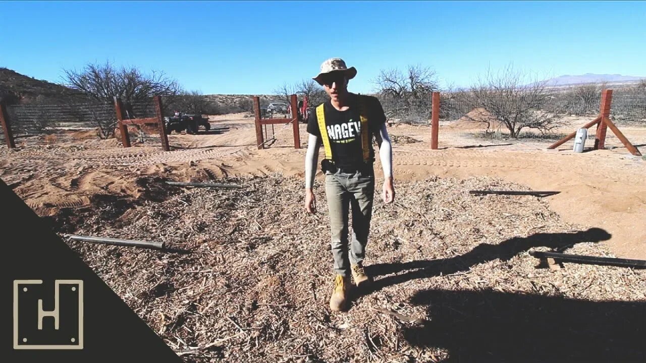 SIMPLE DESERT GREYWATER BASIN FOR FRUIT TREES