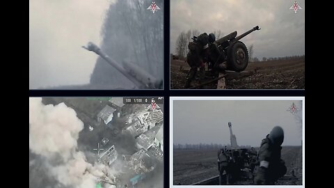 artillery crews wipe out enemy sabotage and reconnaissance groups