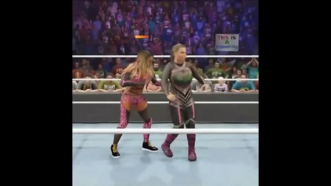 wwe 2k23 natalya Sharpshooter on carmella