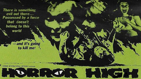 HORROR HIGH 1973 (aka Twisted Brain) Science Student Becomes a Mr Hyde Monster FULL MOVIE HD & W/S