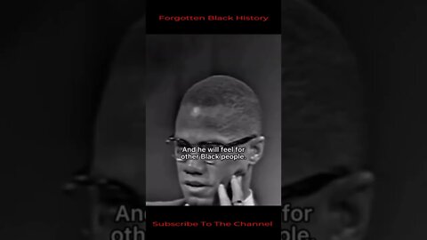 Malcolm X - Speaks On Black People Sticking Together | Forgotten Black History