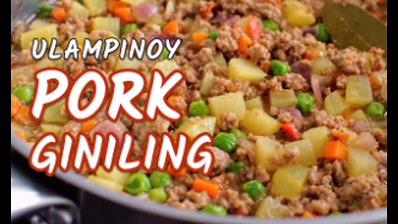 Easy PORK GINILING — How to cook easy delicious Filipino style pork picadillo | ULAMPINOY