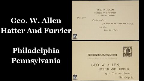 Rise Of The Hatter And Furrier Trade: Elegance In Early 20th-Century Philadelphia | Audio Archive