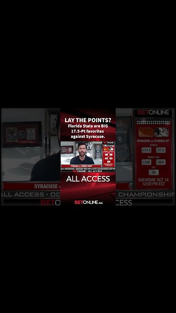 Heavy Chalk on Florida State -17.5 vs Syracuse #ncaaf #collegefootball #floridastatefootball