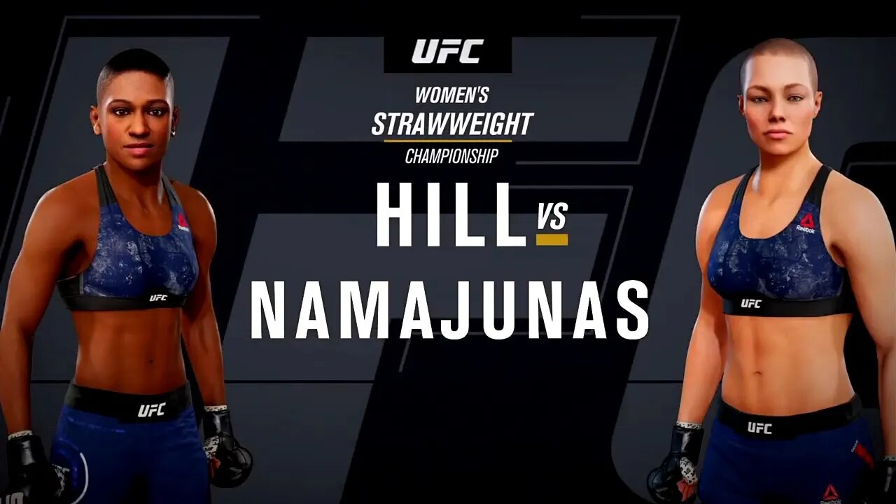 EA Sports UFC 3 Gameplay Rose Namajunas vs Angela Hill