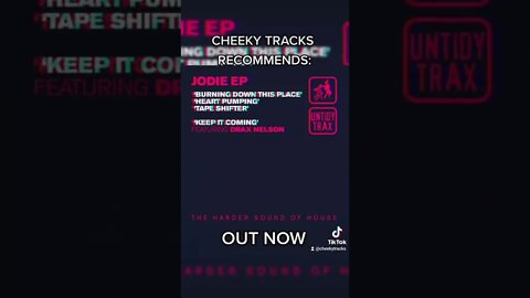 🎵 CHEEKY TRACKS RECOMMENDS: Jodie - Heart Pumping [Untidy] 🎵 #PumpingHouse #HardHouse #TidyTrax