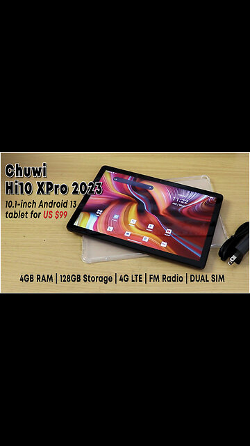 Best Budget Android Tablet with 4G LTE: CHUWI Hi10 XPRO 2023 #tablet #shorts #budgetfriendly #fyp