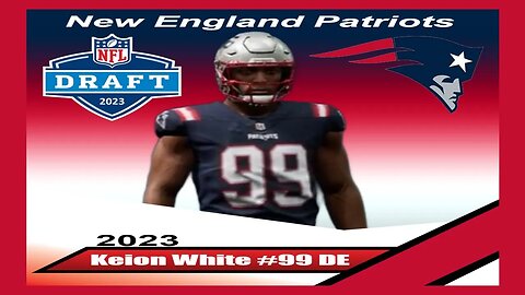 Madden 23 Keion White NFL Draft 23 Creation