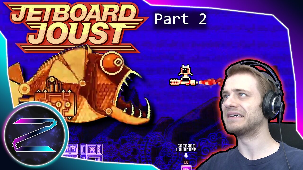 ZEZ - Super Jetboy Goes Fishing - Jetboard Joust Part 2