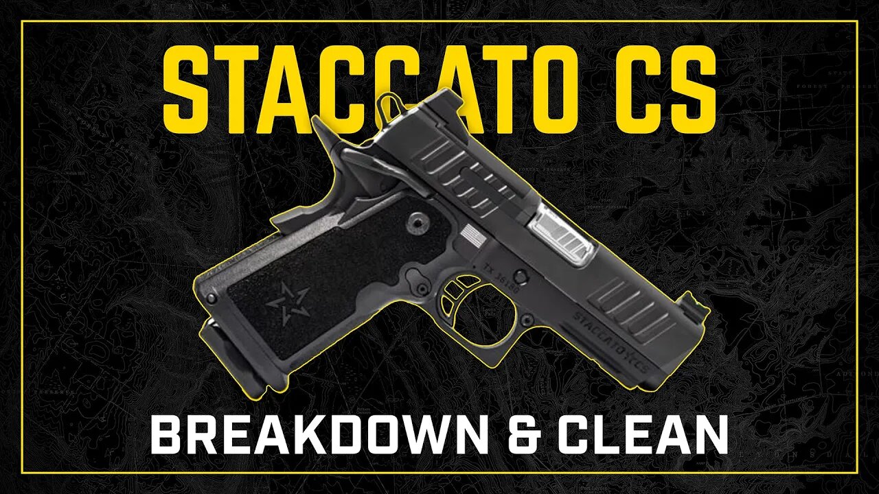 Gun Cleaning 101: How to Clean the Staccato CS