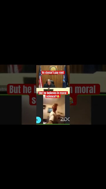 Apparently he is deeper than your average deadbeat😂 #court #peoplescourt #funny #judge #landlord