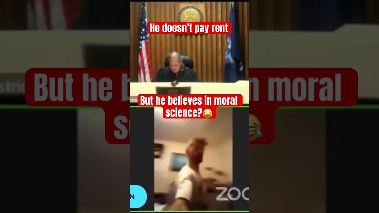Apparently he is deeper than your average deadbeat😂 #court #peoplescourt #funny #judge #landlord