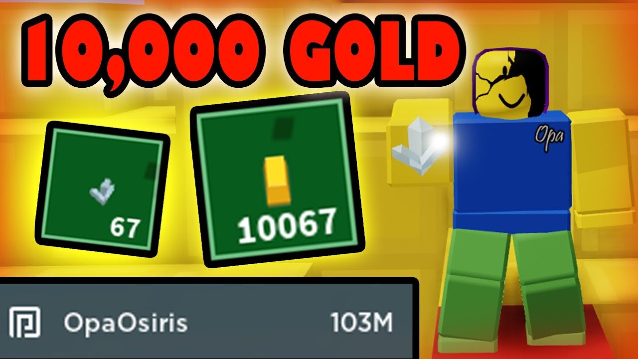 GETTING 10,000+ GOLD IN SKYBLOCK! Autofarm Method!! | Roblox