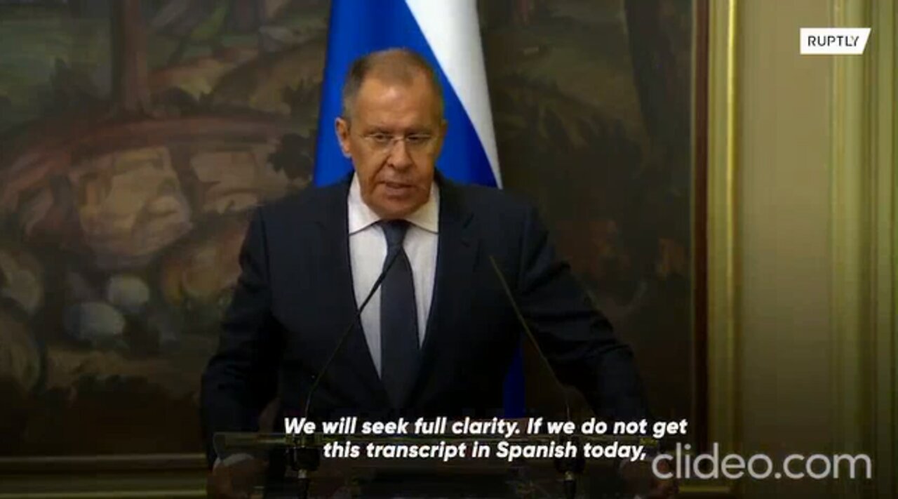 EU´s Josep Borrell called Russia "a fascist state"... FM Lavrov responds