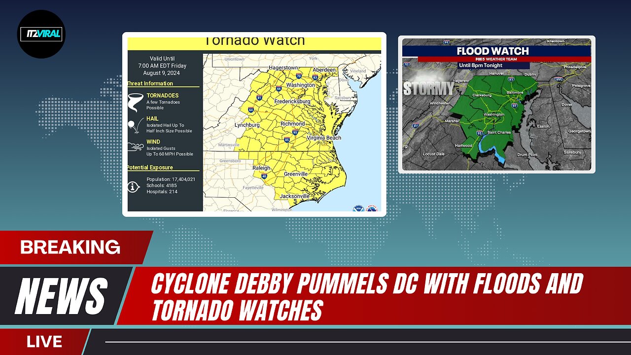 URGENT WEATHER ALERT: MULTIPLE WARNINGS IN DC AND VA / MD