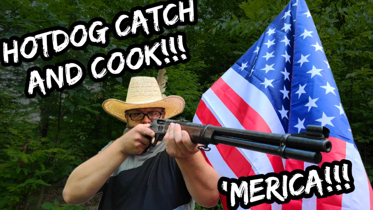 4th of July Special!!! - Hotdog Catch and Cook with Explosives and Fireworks!!!