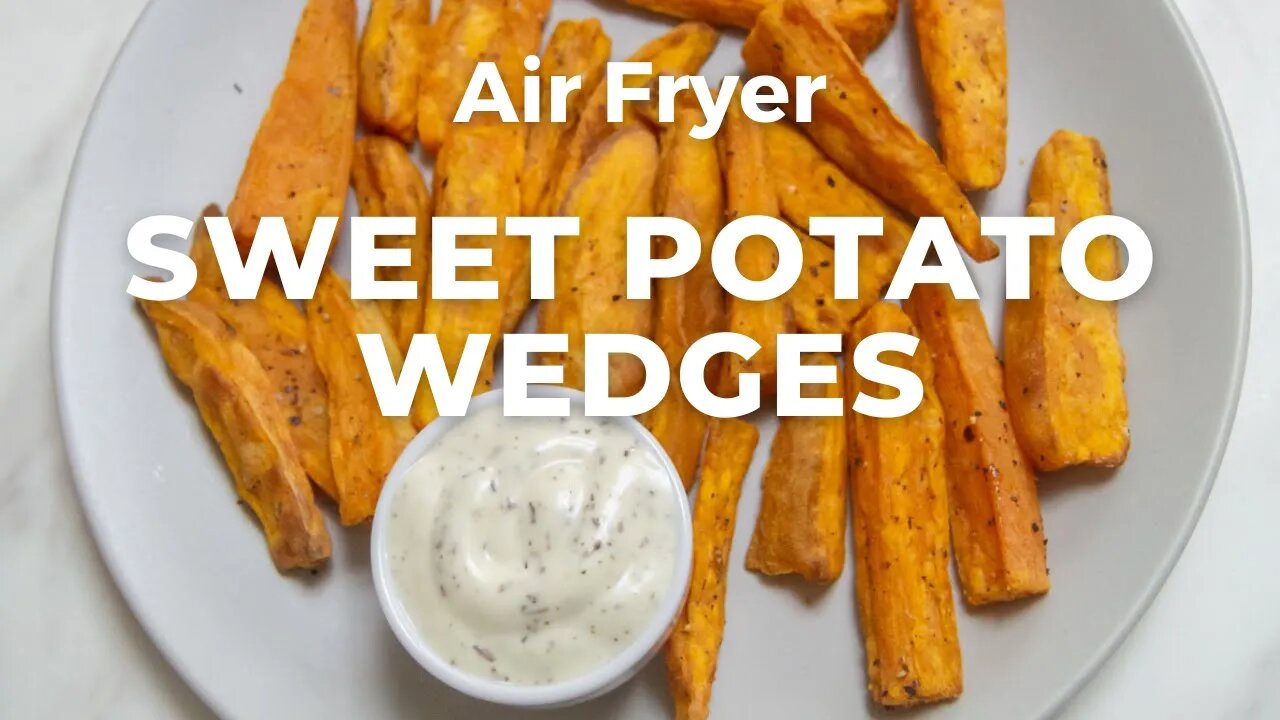 AIR FRYER SWEET POTATO WEDGES - Flavours Treat