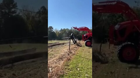Putting the forks out to pasture #kubota #tractorfail