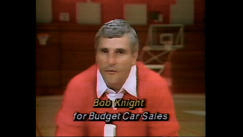 April 4, 1987 - Bob Knight for Budget Car Sales & Supercuts Ad
