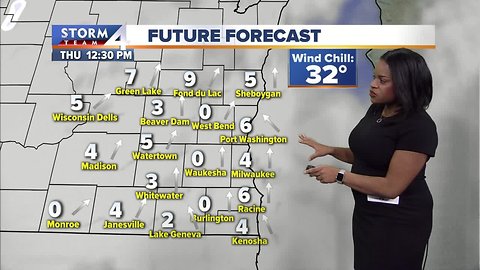 Elissia Wilson's midday Storm Team 4cast for January 17, 2019