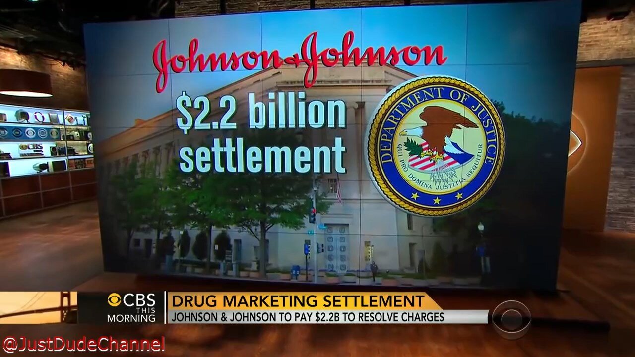 CBS- Johnson & Johnson Pay $2.2B To Resolve Charges Of Fraud