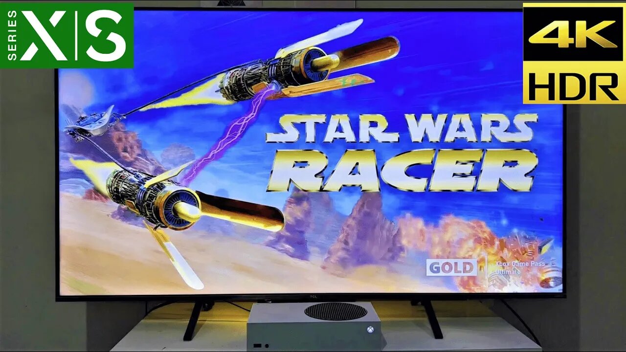 STAR WARS RACE no XBOX SERIES S GAMEPLAY [TV 4K HDR] 60FPS