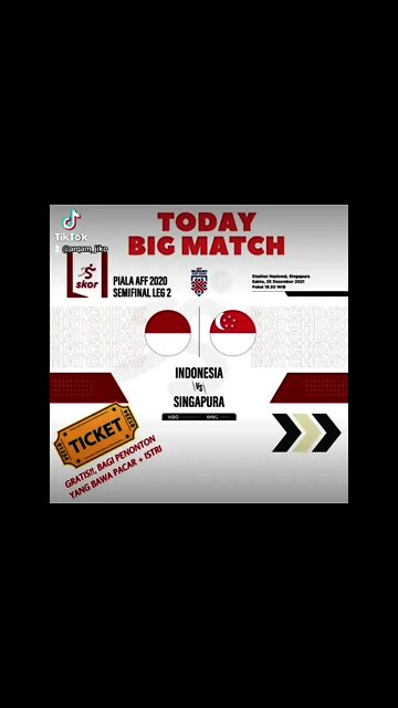 INDONESIA VS SINGAPURA