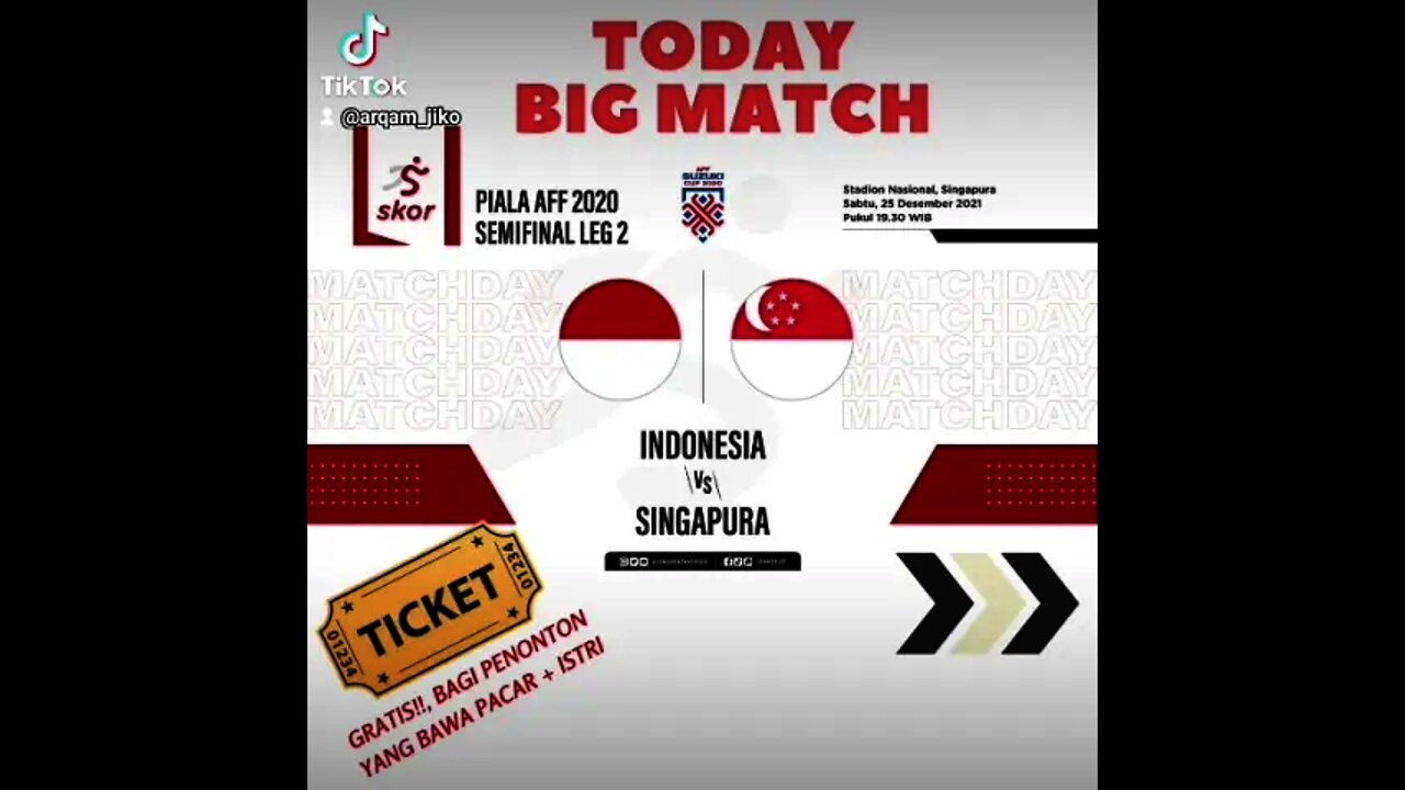 INDONESIA VS SINGAPURA