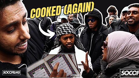 👀🔥Muslim apologist gets cooked on the preservation of the Quran | Ish | Speakers Corner #socofilms