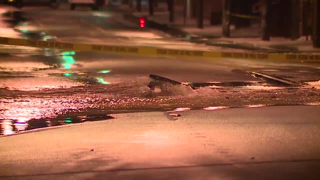 Water main break closes portion of 152nd Street