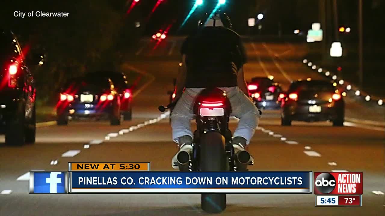 Law enforcement team up to crackdown on dangerous motorcyclist driving on US 19