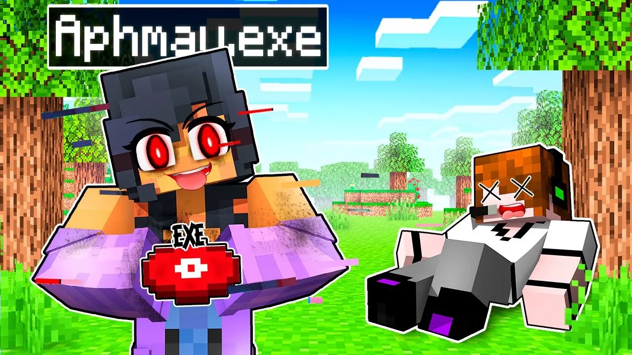 Trolling As APHMAU.EXE In Minecraft!