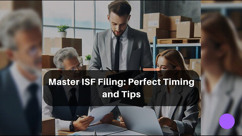 Maximizing Efficiency: The Importance of Early ISF Filing Data Validation