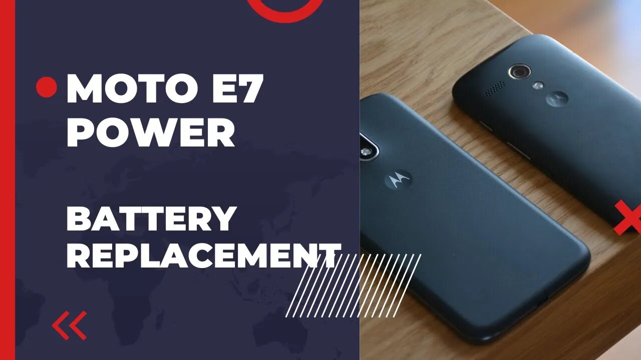 MOTOROLA, Moto E7 Power, battery, replacement, repair video