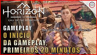 Horizon Call of the Mountain VR, Primeiros 20 minutos | Gameplay PT-BR Sem comentários