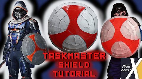 TASKMASTER SHIELD: "Black Widow" Foam Prop Tutorial