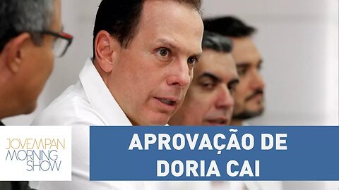 Doria atribui queda de aprovação as dificuldades municipais e o ex-prefeito Fernando Haddad